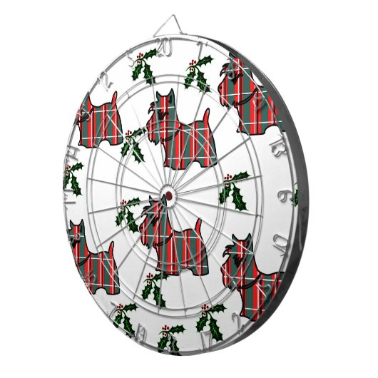 SCOTTISH TERRIER DARTSCHEIBE (Vorderseite rechts)