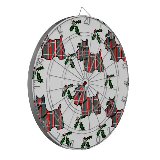 SCOTTISH TERRIER DARTSCHEIBE (Vorderseite Links)