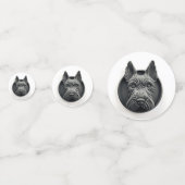 Scottish Terrier Dog 3D Inspiriert Konfetti (Rückseiten)