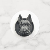 Scottish Terrier Dog 3D Inspiriert Konfetti (Klein Vorderseite)