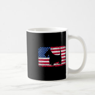 Scottish Terrier Dog 4. Juli Patriotic Amerika Kaffeetasse