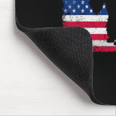 Scottish Terrier Dog 4. Juli Patriotic Amerika Mousepad (Ecke)
