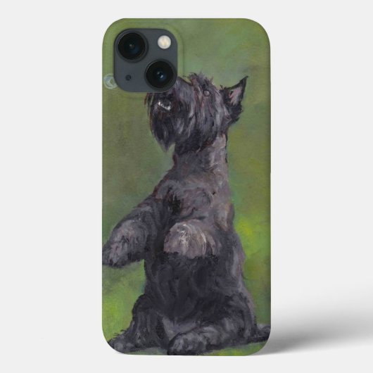 Scottish Terrier Dog Art Phone Case (Rückseite)