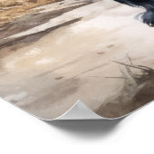 Scottish Terrier Dog Art Print Poster (Ecke)