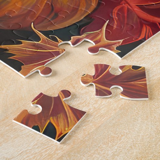 Scottish Terrier Dog Autumn Harvest Erntedank Puzzle (Seite)