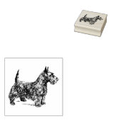 Scottish Terrier Dog Breed Gummistempel (Stempel)
