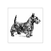 Scottish Terrier Dog Breed Gummistempel (Prägung)