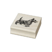 Scottish Terrier Dog Breed Gummistempel (Stempel)