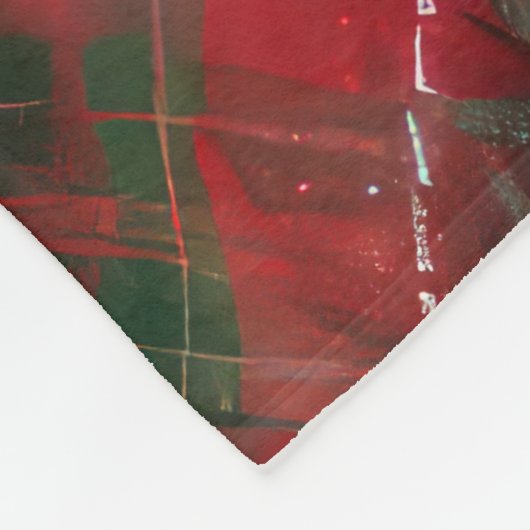 Scottish Terrier Dog Christmas Fleecedecke (Ecke)