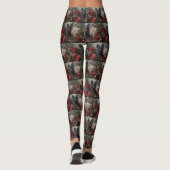 Scottish Terrier Dog Christmas Leggings (Rückseite)