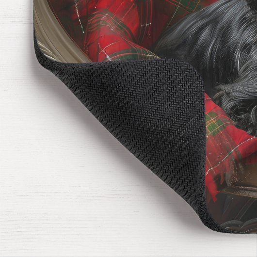 Scottish Terrier Dog Christmas Mousepad (Ecke)
