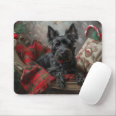 Scottish Terrier Dog Christmas Mousepad (Mit Mouse)