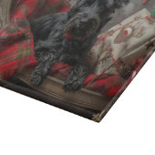 Scottish Terrier Dog Christmas Schneidebrett (Ecke)