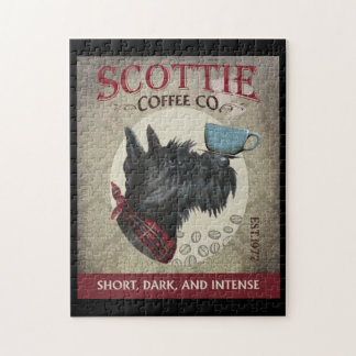 Scottish Terrier Dog Coffee Company Puzzle