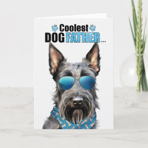 Scottish Terrier Dog Coolster Vater Vatertag Feiertagskarte