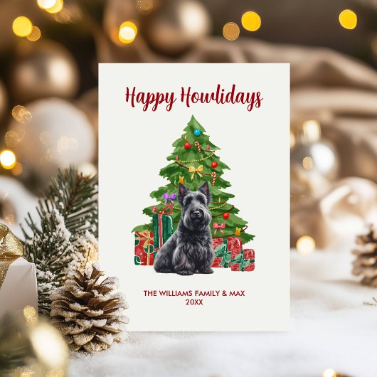 Scottish Terrier Dog Family Weihnachten