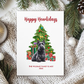 Scottish Terrier Dog Family Weihnachten