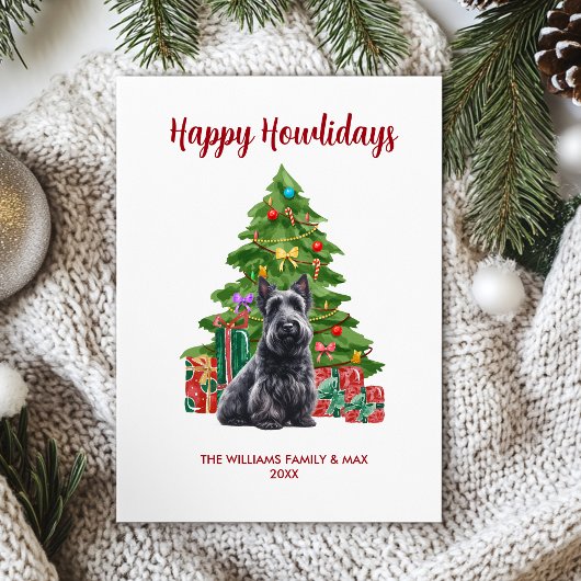 Scottish Terrier Dog Family Weihnachten