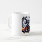 Scottish Terrier Dog Halloween Kaffeetasse (Vorderseite Links)