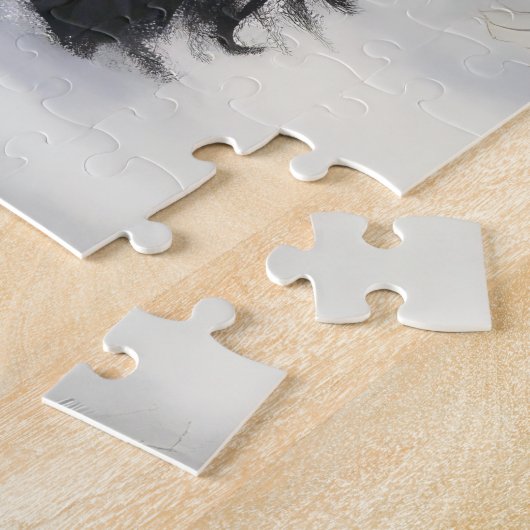 Scottish Terrier Dog in Snow Christmas Puzzle (Seite)