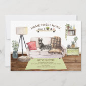 Scottish Terrier Dog Moving Ankündigung (Vorderseite)