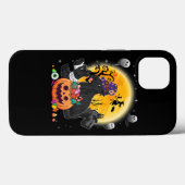 Scottish Terrier Dog Mummy Witch Moon Ghosts Happy Case-Mate iPhone Hülle (Rückseite (Horizontal))