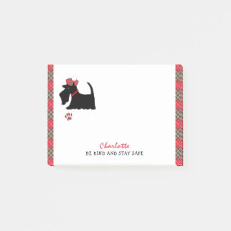 Scottish Terrier Dog Niedlich Personalisiert Post-it Klebezettel