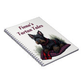Scottish Terrier Dog Personalisiert Notizblock (Rechte Seite)