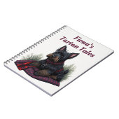 Scottish Terrier Dog Personalisiert Notizblock (Linke Seite)