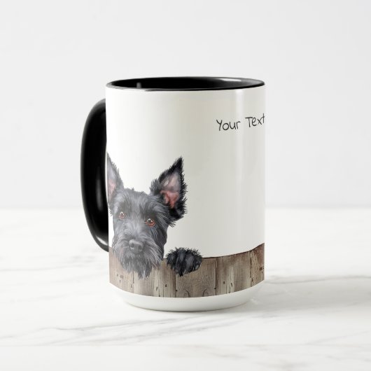 Scottish Terrier Dog Tasse (Vorderseite Links)