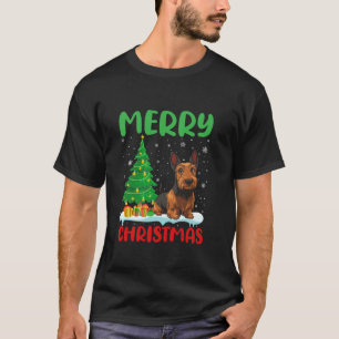 Scottish Terrier Dog Tree Xmas Sweater Ugly Christ T-Shirt