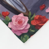 Scottish Terrier Dog Valentine's Day Fleecedecke (Ecke)