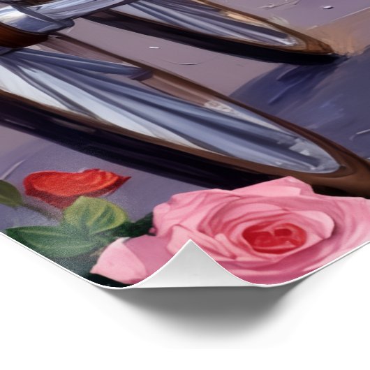 Scottish Terrier Dog Valentine's Day Poster (Ecke)