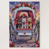 Scottish Terrier Dog Valentine's Day Puzzle (Vertikal)