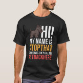 Scottish Terrier Dog Welppies Owner Lover T-Shirt (Vorderseite)