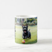Scottish Terrier Dogs Watercolor Scotties Tasse (Mittel)
