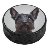 Scottish Terrier Eishockey Puck (3/4)