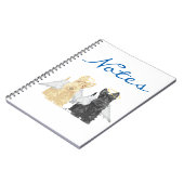 Scottish Terrier Engel Notizblock (Linke Seite)