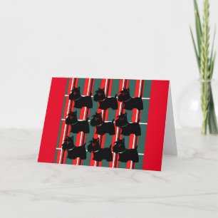 SCOTTISH TERRIER FEIERTAGSKARTE