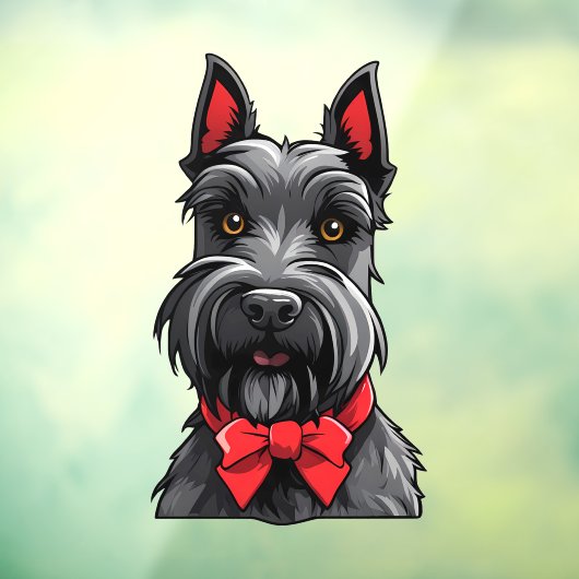 Scottish Terrier Fensteraufkleber (Blatt 3)