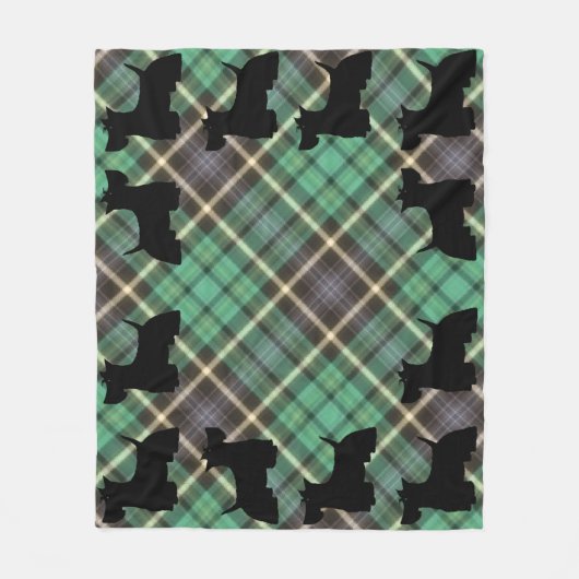 Scottish Terrier Fleece Blanket (Vorderseite)