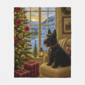 Scottish Terrier Fleecedecke (Vorderseite)