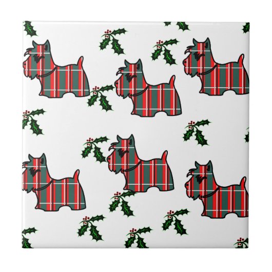 SCOTTISH TERRIER FLIESE (Vorderseite)