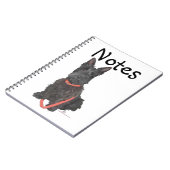 Scottish Terrier Flourish Notizblock (Linke Seite)