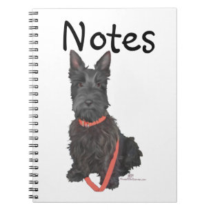 Scottish Terrier Flourish Notizblock