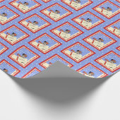 Scottish Terrier Frory Christmas Happy New Year Geschenkpapier (Ecke)