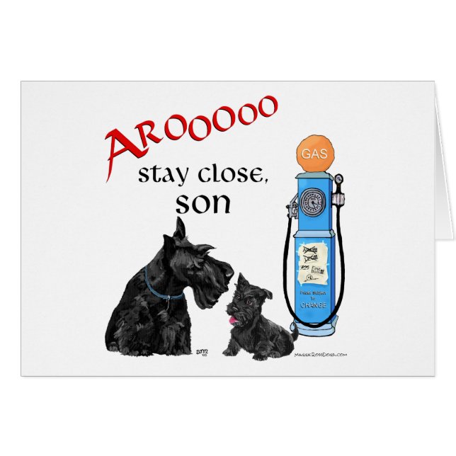 Scottish Terrier Gas Preise !! (Vorderseite (Horizontal))
