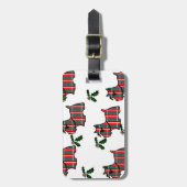 SCOTTISH TERRIER GEPÄCKANHÄNGER (Vorderseite vertikal)