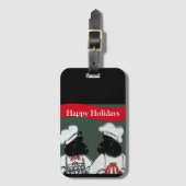 Scottish Terrier Gepäckanhänger (Vorderseite Vertikal)