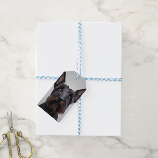 Scottish Terrier Geschenkanhänger (Mit Garn)